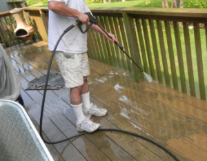 pressure washing